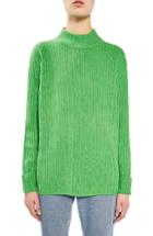 Women's Topshop Boutique Cutout Wool Sweater Us (fits Like 0) - Green