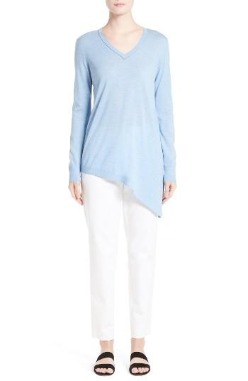 Women's St. John Collection Asymmetrical Wool Sweater