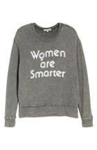 Women's Junk Food Women Are Smarter Sweatshirt