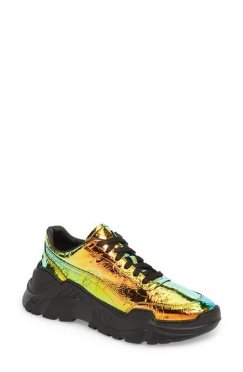 Women's Joshua Sanders Zenith Sneaker .5us / 35eu - Yellow