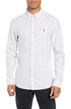 Men's Allsaints Slim Fit Cotton Sport Shirt - Grey