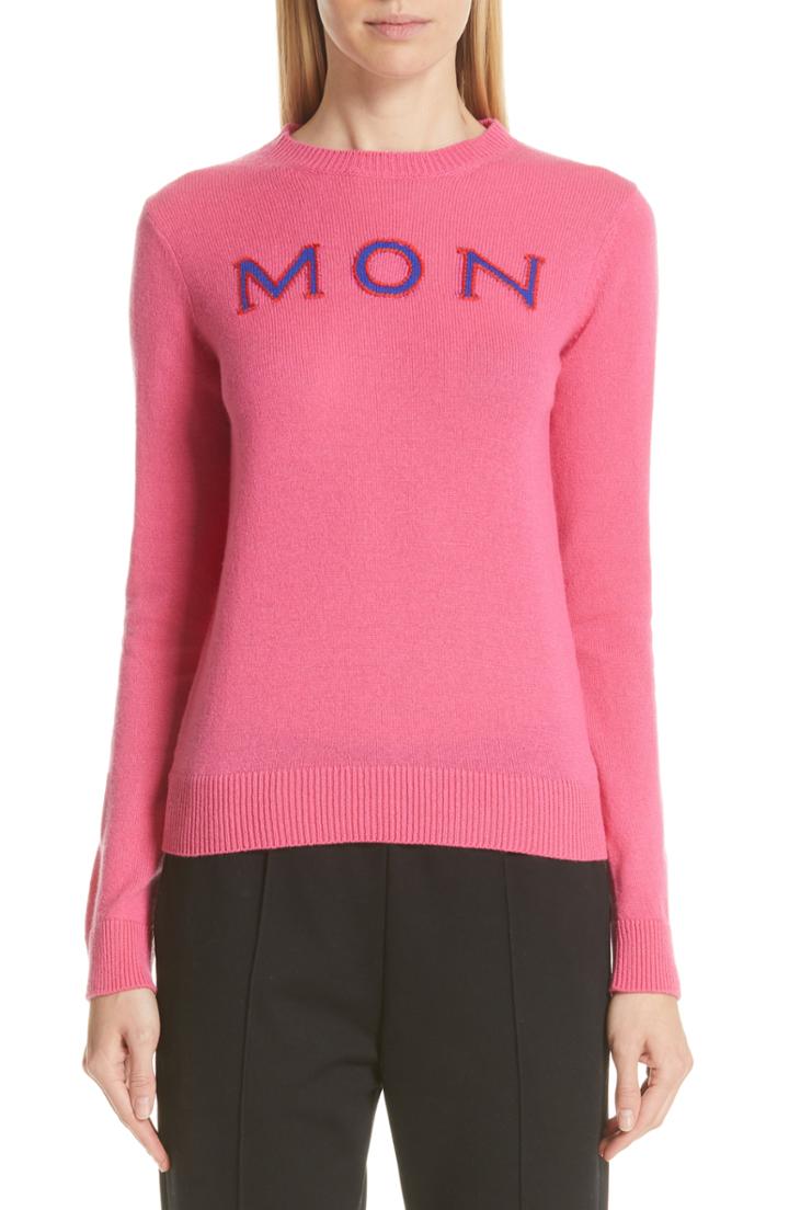 Women's Moncler Embroidered Cashmere Sweater