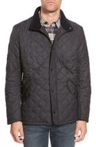 Men's Barbour 'chelsea' Regular Fit Quilted Jacket - Blue