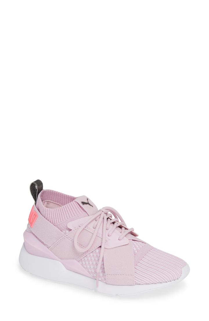 Women's Puma Muse Evoknit Sneaker M - Purple