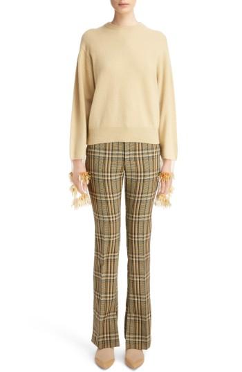 Women's Toga Beaded Cuff Sweater Us / 36 Fr - Beige