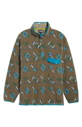 Men's Patagonia 'synchilla Snap-t' Pullover - Brown