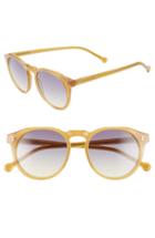 Women's Colors In Optics Sandy 51mm Gradient Round Sunglasses - Butterscotch