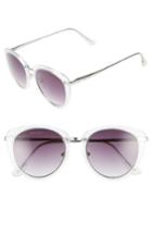 Women's Perverse The Liv 49mm Gradient Lens Sunglasses - Clear/ Purple