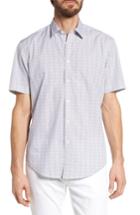 Men's Coastaoro Cheate Regular Fit Print Short Sleeve Sport Shirt - Black