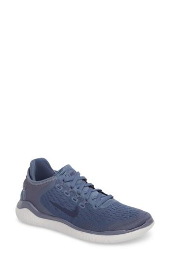 Women's Nike Free Rn 2018 Running Shoe M - Blue