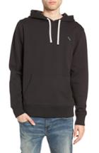 Men's Saturdays Nyc Ditch Embroidered Chest Slash Hooded Sweatshirt - Black