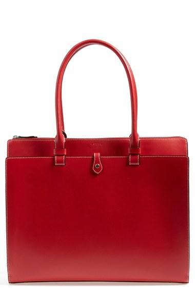Lodis 'audrey Collection - Jessica' Leather Tote - Red