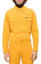 Men's Calvin Klein Jeans Western Shirt - Yellow
