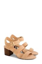 Women's J.crew Three-strap Suede Sandal M - Brown