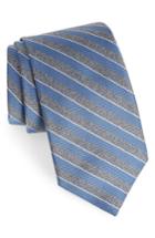 Men's Bonobos Valley Stripe Silk Tie, Size - Blue