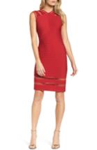 Women's Tadashi Shoji Sleeveless Pintuck Dress - Red