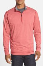 Men's Cutter & Buck 'topspin' Drytec Half Zip Pullover - Red (online Only)