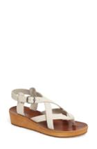 Women's Lucky Brand Hadinas Wedge Sandal .5 M - White