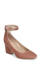 Women's Marc Fisher D Anisy Ankle Strap Pump, Size 5 M - Pink