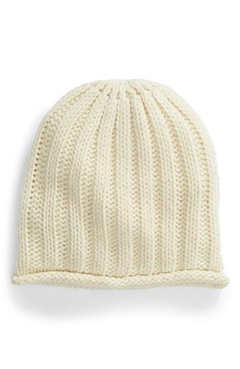 Women's Free People Rory Rib Beanie - Ivory