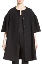 Women's Co Puff Sleeve Coat - Black