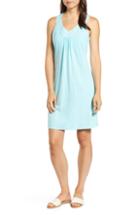 Women's Tommy Bahama Arden Embroidered Neck Dress - Blue