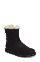 Women's Helly Hansen Seraphina Waterproof Boot With Faux Fur Trim .5 M - Black