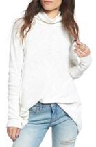 Women's Free People Split Back Turtleneck - Ivory