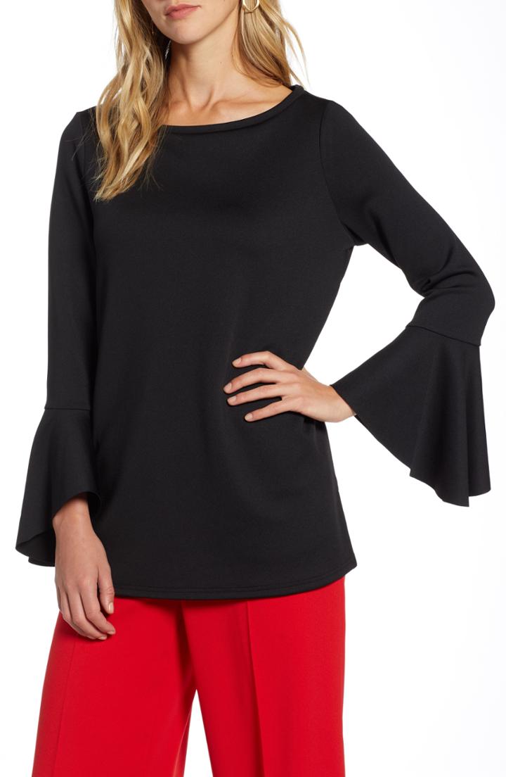 Women's Halogen Flare Sleeve Knit Top