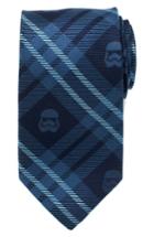 Men's Cufflinks, Inc. Stormtrooper Plaid Silk Tie, Size - Blue