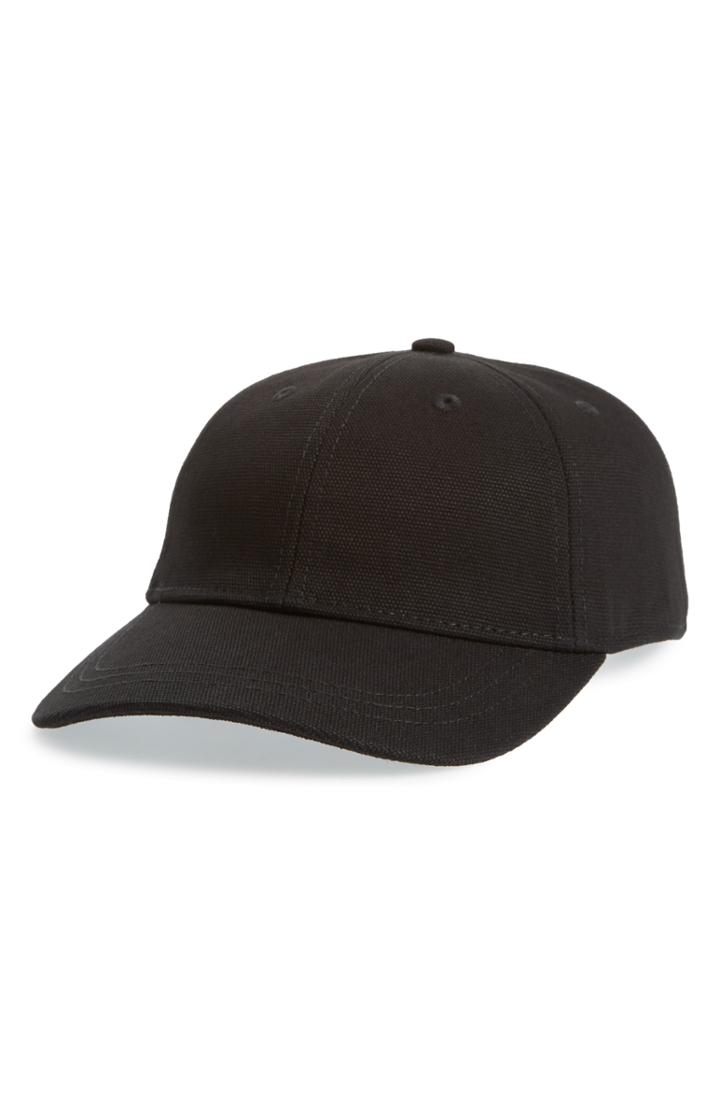 Women's Madewell Embroidered Ciao For Now Canvas Baseball Cap - Black