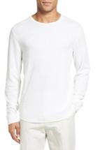 Men's Vince Trim Fit Crewneck Pullover, Size - White
