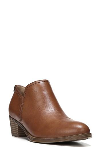 Women's Naturalizer 'zarie' Block Heel Bootie .5 W - Brown