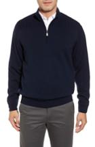Men's Bobby Jones Cable Wind Wool Sweater - Blue