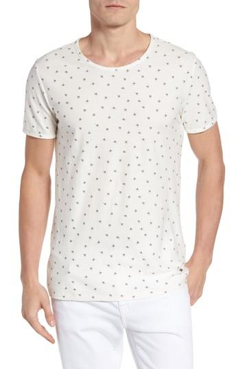 Men's Boss Orange Thoughts Hand Sign Print T-shirt