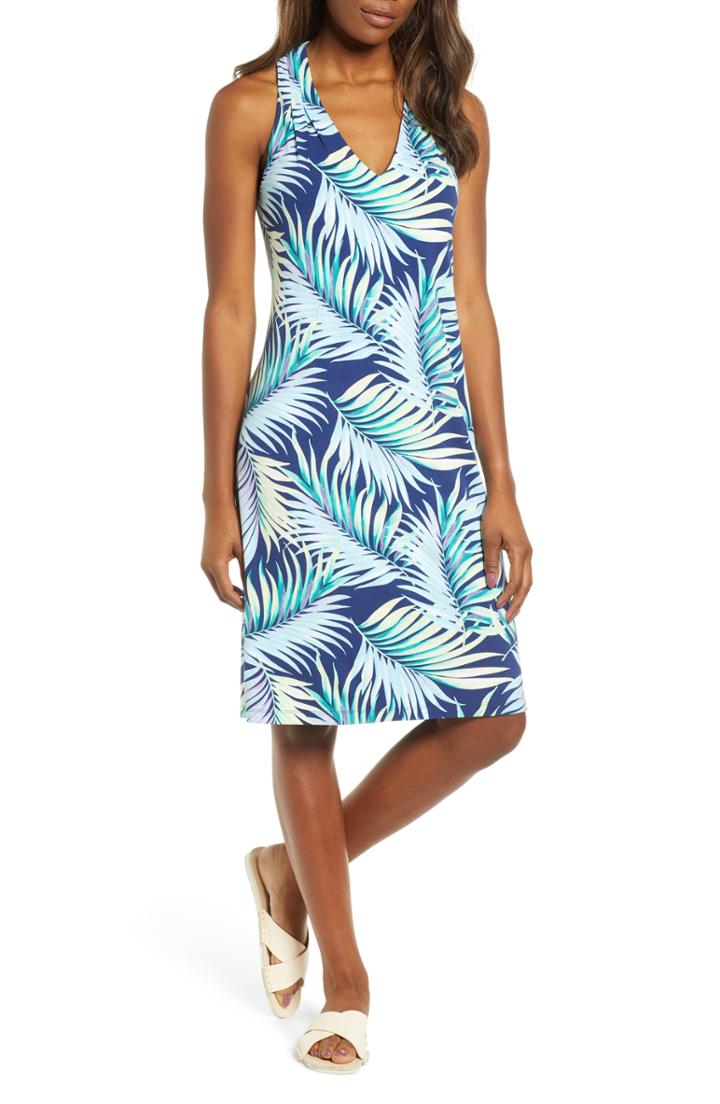 Women's Tommy Bahama Leinani Leaves Dress - Blue