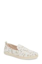 Women's Toms Deconstructed Alpargata Slip-on M - White