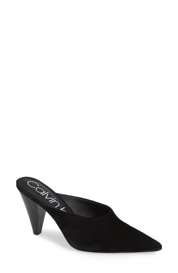 Women's Calvin Klein Iyanna Mule .5 M - Black