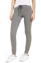Women's Sundry Stripe Trim Skinny Sweatpants - Grey