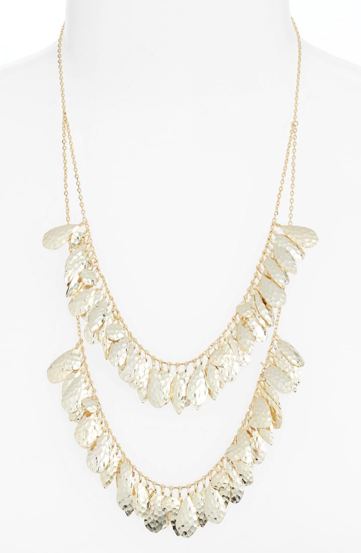 Women's Melinda Maria Evelyn Layered Bib Necklace