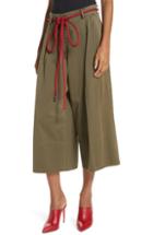 Women's Robert Rodriguez Maggie Rope Belt Culottes - Green