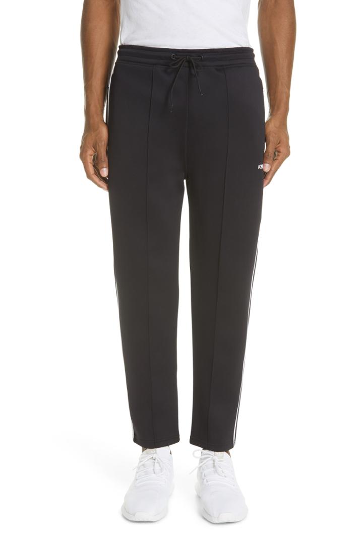 Men's Kenzo Drawstring Jogger Pants - Black