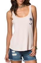 Women's O'neill Good Idea Sunset Graphic Tank - Pink