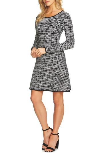 Women's Cece Fit & Flare Sweater Dress