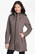 Women's Ilse Jacobsen Rain 7 Hooded Water Resistant Coat - Grey