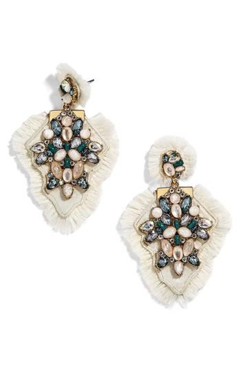 Women's Baublebar Elsa Fringe Bead Drop Earrings
