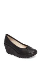 Women's Fly London Yuzi Wedge Us / 35eu - Black