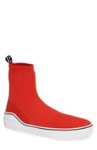 Men's Givenchy George V Hi Sock Sneaker Us / 40eu - Red