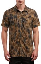 Men's Volcom Klasey Woven Shirt - Brown