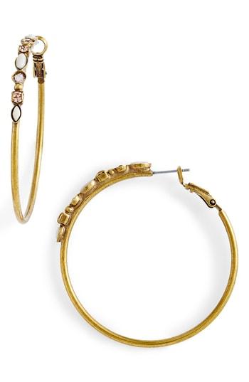 Women's Sorrelli Large Mixed Media Hoop Earrings